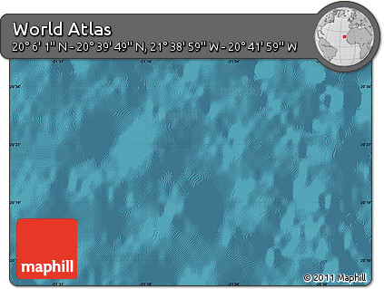 Satellite Map of the Area around 20° 22' 55" N, 21° 10' 29" W