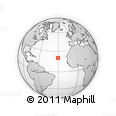 Outline Map of the Area around 20° 22' 55" N, 30° 31' 29" W, rectangular outline