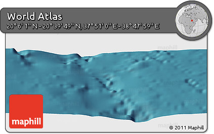Satellite Panoramic Map of the Area around 20° 22' 55" N, 38° 19' 30" E