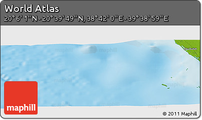 Physical Panoramic Map of the Area around 20° 22' 55" N, 39° 10' 29" E