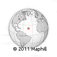 Outline Map of the Area around 20° 22' 55" N, 43° 16' 29" W, rectangular outline