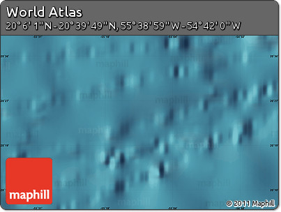 Satellite Map of the Area around 20° 22' 55" N, 55° 10' 29" W