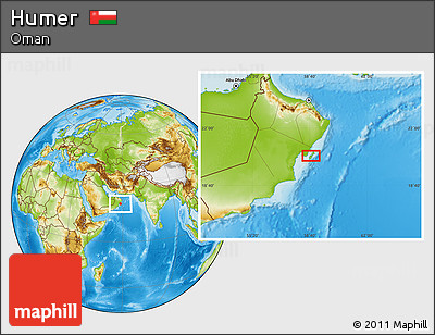 Physical Location Map of Humer