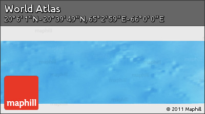 Physical Panoramic Map of the Area around 20° 22' 55" N, 65° 31' 30" E