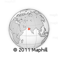 Outline Map of the Area around 20° 22' 55" N, 68° 4' 29" E, rectangular outline