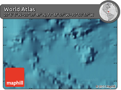 Satellite Map of the Area around 20° 22' 55" N, 71° 19' 29" W