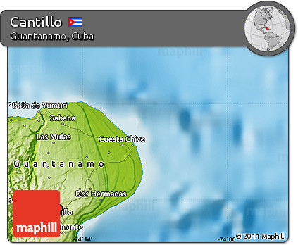 Physical Map of Cantillo