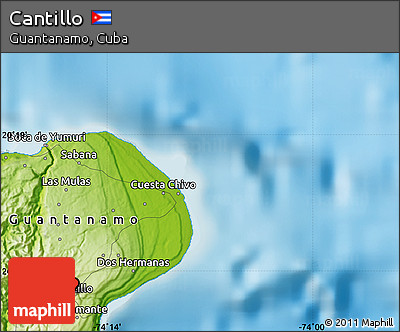 Physical Map of Cantillo