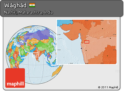 Political Location Map of Wāghād