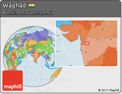 Political Location Map of Wāghād
