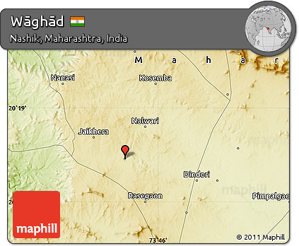 Physical Map of Wāghād