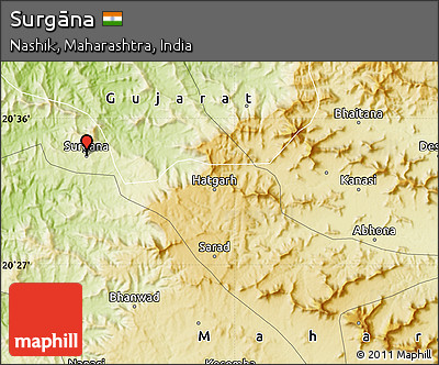 Physical Map of Surgāna