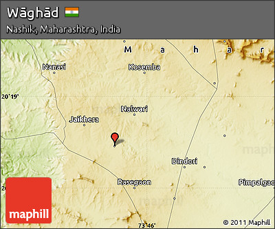Physical Map of Wāghād