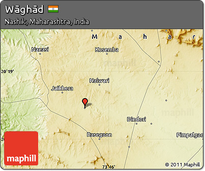 Physical Map of Wāghād