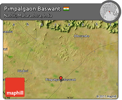 Satellite Map of Pimpalgaon Baswant