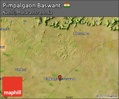 Satellite Map of Pimpalgaon Baswant