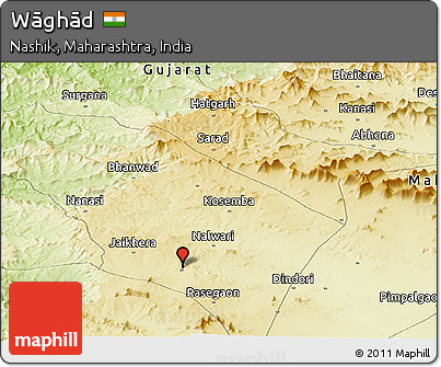 Physical Panoramic Map of Wāghād