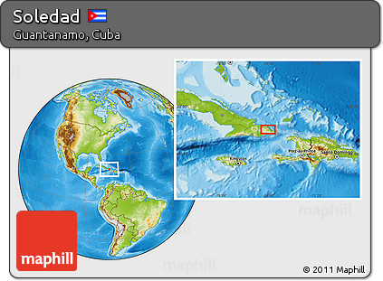 Physical Location Map of Soledad