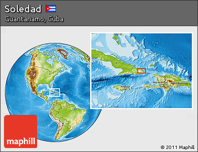 Physical Location Map of Soledad