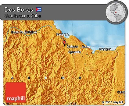 Political Map of Dos Bocas