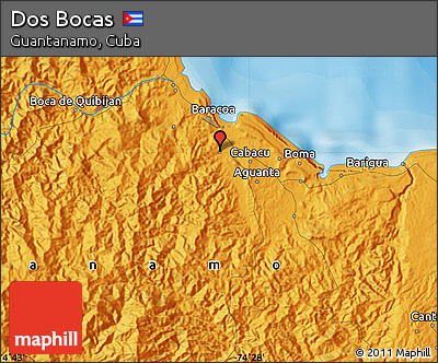 Political Map of Dos Bocas