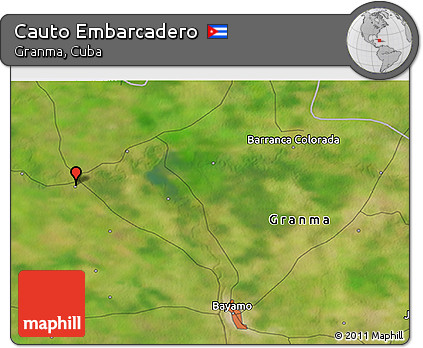 Satellite 3D Map of Cauto Embarcadero