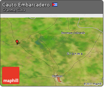 Satellite 3D Map of Cauto Embarcadero