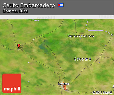 Satellite 3D Map of Cauto Embarcadero