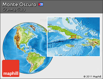 Physical Location Map of Monte Oscuro