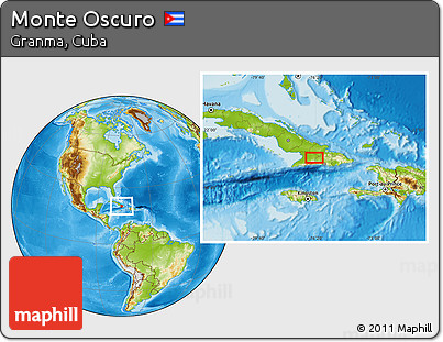 Physical Location Map of Monte Oscuro