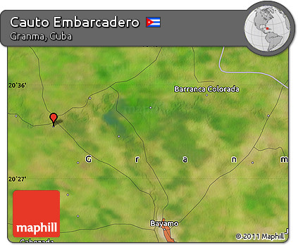 Satellite Map of Cauto Embarcadero