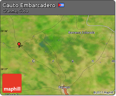 Satellite Map of Cauto Embarcadero