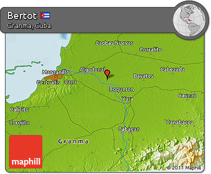 Physical 3D Map of Bertot