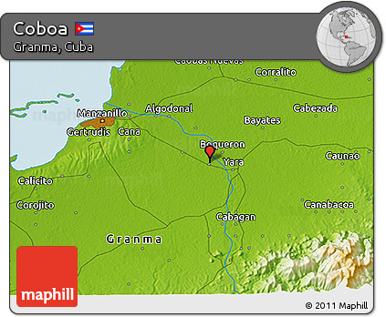 Physical 3D Map of Coboa