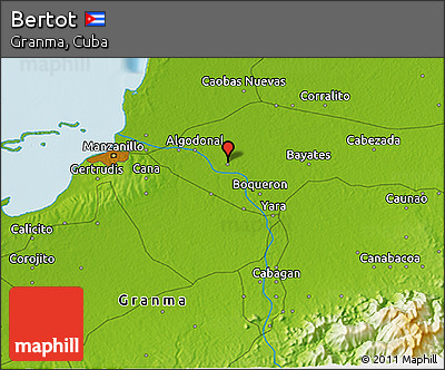 Physical 3D Map of Bertot