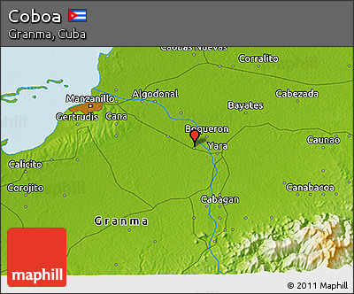 Physical 3D Map of Coboa