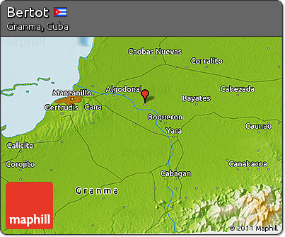 Physical 3D Map of Bertot