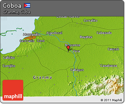 Physical 3D Map of Coboa