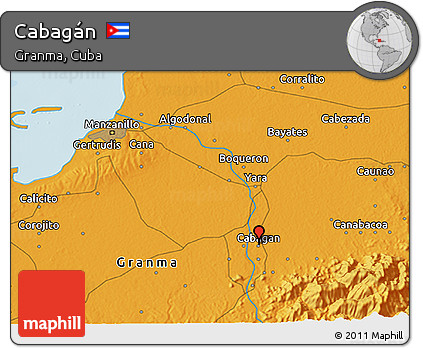 Political 3D Map of Cabagán