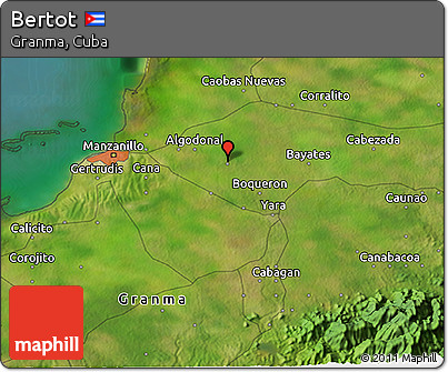 Satellite 3D Map of Bertot
