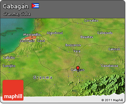 Satellite 3D Map of Cabagán