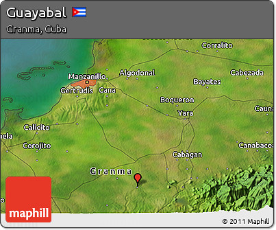 Satellite 3D Map of Guayabal