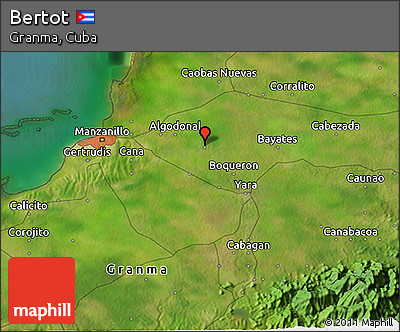 Satellite 3D Map of Bertot