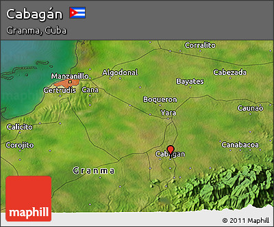 Satellite 3D Map of Cabagán