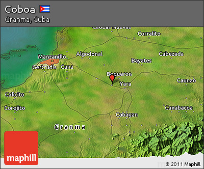 Satellite 3D Map of Coboa