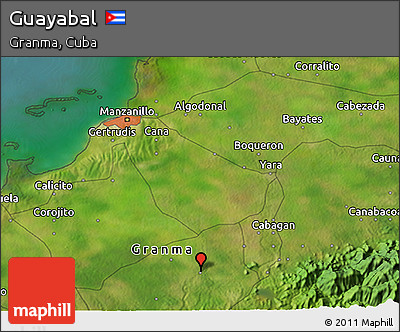 Satellite 3D Map of Guayabal
