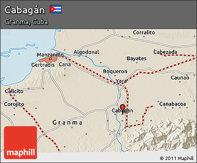 Shaded Relief 3D Map of Cabagán
