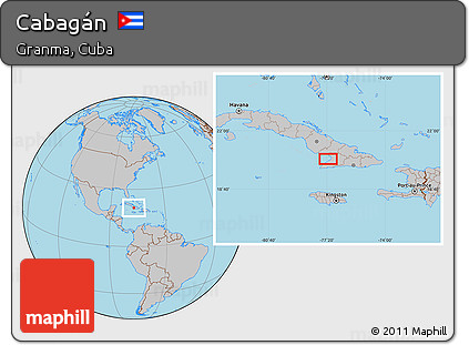 Gray Location Map of Cabagán