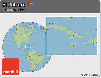 Savanna Style Location Map of El Potrero