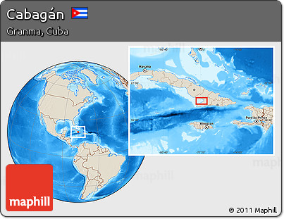 Shaded Relief Location Map of Cabagán